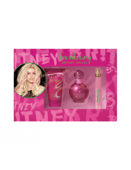 Britney Spears Fantasy SET: Parfumovaná voda 30ml + Parfémovaná voda 10ml + Telový krém 50ml