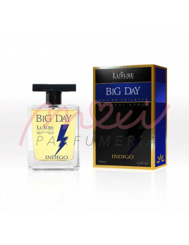 Luxure Big Day Indigo, Toaletná voda 55ml - Tester (Alternatíva vône Carolina Herrera Bad Boy Cobalt)