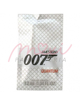 James Bond 007 Quantum, Vzorka vône
