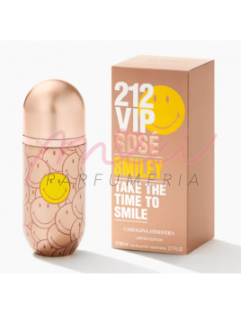 Carolina Herrera 212 VIP Rose Smiley, Parfumovaná voda 80ml