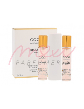 Chanel Coco Mademoiselle, Toaletná voda 3x20ml - Twist and spray