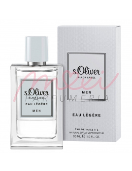 S.Oliver Black Label for Men eau Légere, Toaletná voda 30ml