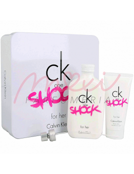 Calvin Klein One Shock For Her SET: Toaletná voda 200ml + Telové mlieko 100ml