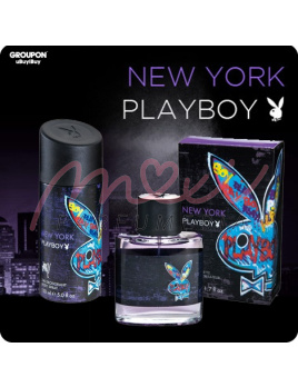 Playboy New York For Him SET: Toaletná voda 100ml + deospray 150ml