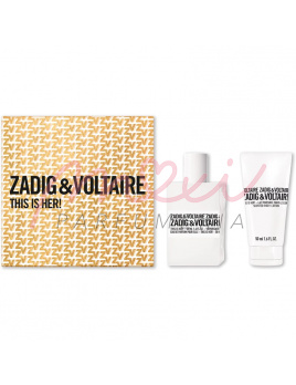 Zadig & Voltaire This is Her!, Set: Parfumovaná voda 50ml + Telové mlieko 50ml