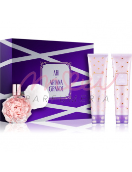 Ariana Grande Ari SET: Parfumovaná voda 100ml + Sprchovací gél 100ml + Telové mlieko 100ml