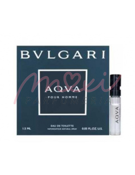 Bvlgari Aqva Pour Homme, Vzorka vône