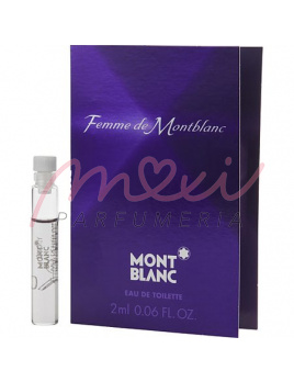 Mont Blanc Femme, Vzorka vône