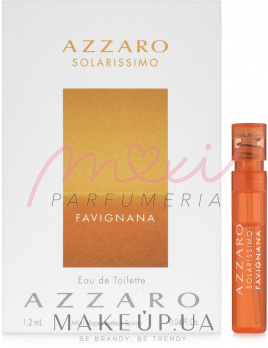 Azzaro Solarissimo Favignana, Vzorka vône