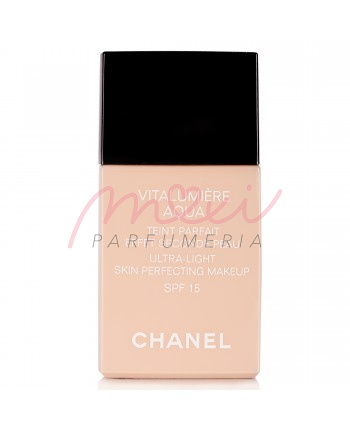 Chanel Vitalumiére Aqua hydratačný make-up odtieň Beige-Rosé Tendre BR 20 ( Ultra-Light Skin Perfecting Makeup) SPF 15 30 ml