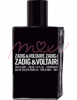 Zadig & Voltaire This is Him!, Toaletná voda 100ml, Tester