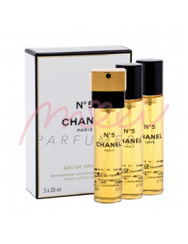 Chanel No.5, Parfémovaná voda 3x20ml - Náplne