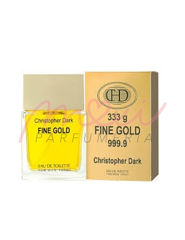 Christopher Dark Fine Gold 999,9, Toaletná voda 100ml (Alternatíva parfému Paco Rabanne 1 million)