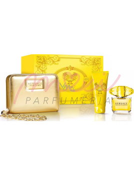 Versace Yellow Diamond, Edt 90ml + 100ml tělové mléko + kosmetická taška