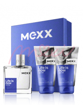 Mexx Life is Now for Him, Edt 50ml + 2x50ml sprchovy gel
