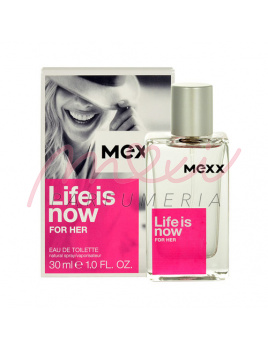Mexx Life is Now for Her, Toaletná voda 30ml - tester