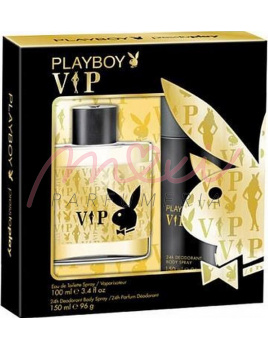 Playboy VIP for man SET : Toaletná voda 100ml + Deospray 150ml