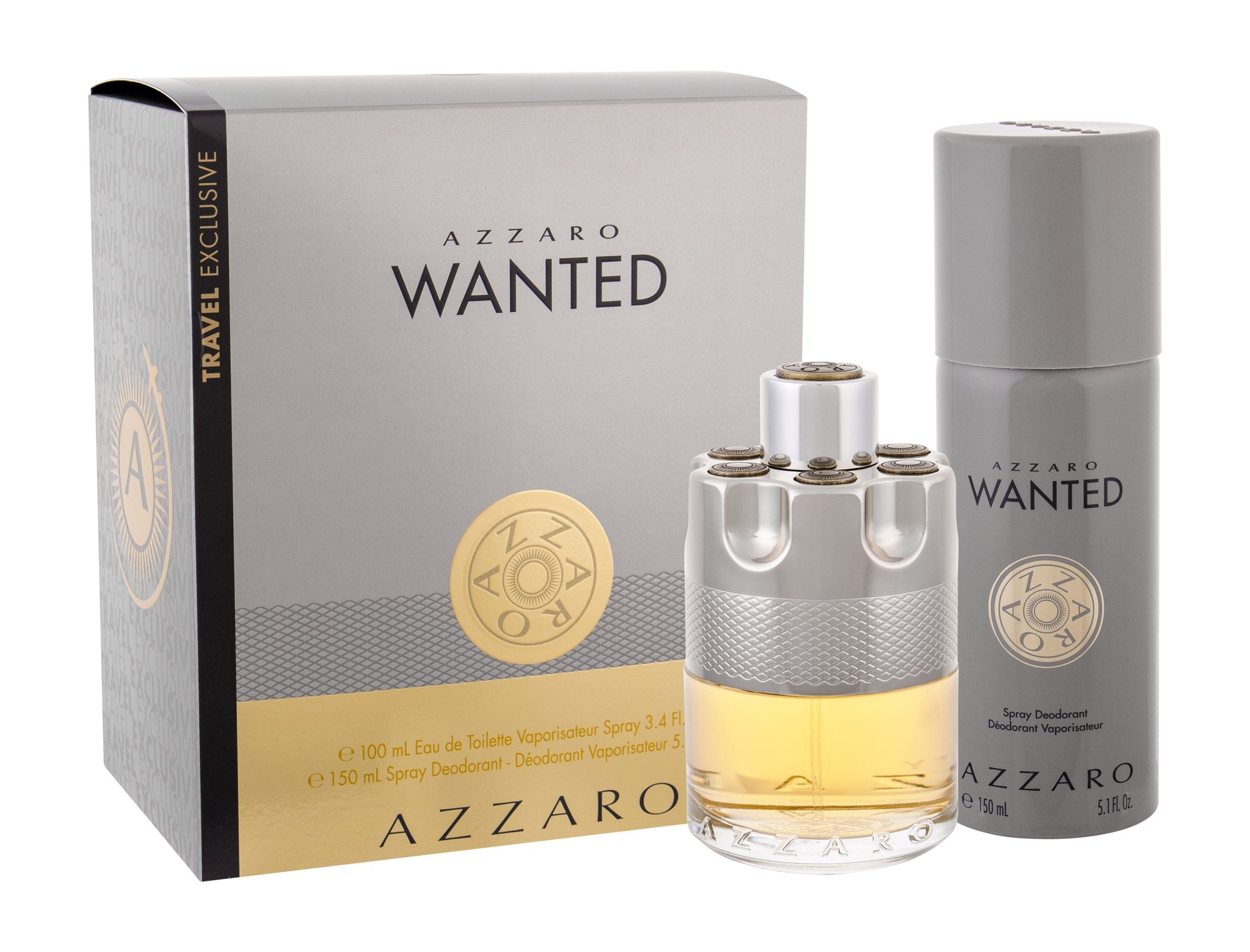 Azzaro Wanted, toaletná voda 100 ml + deodorant 150 ml