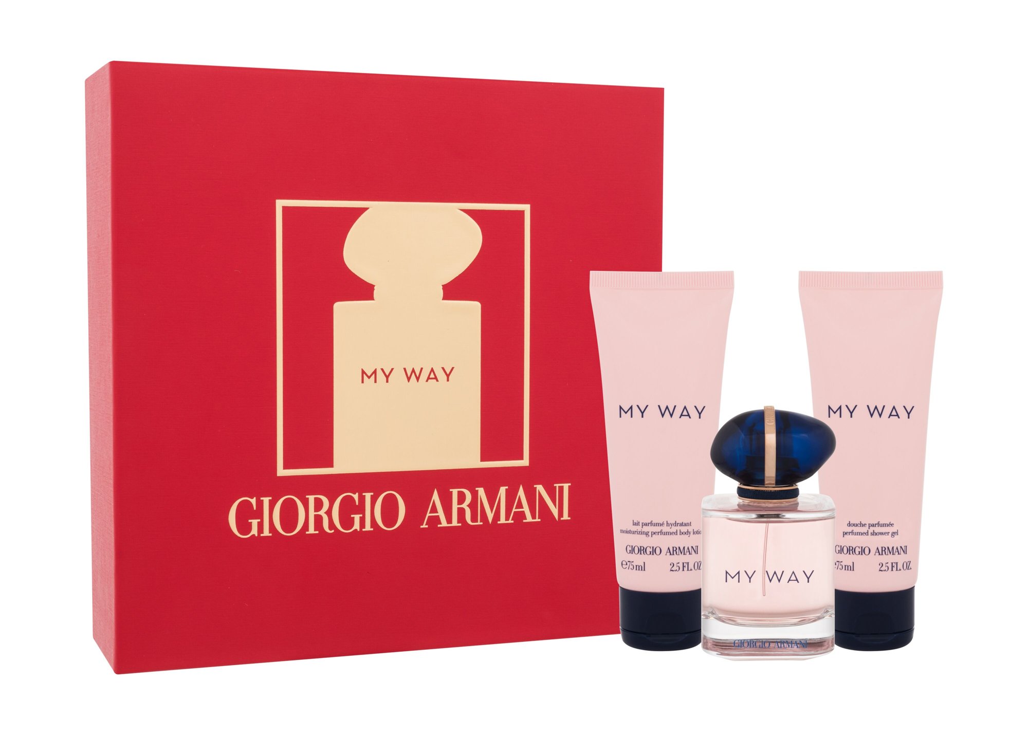Giorgio Armani My Way, parfumovaná voda 50 ml + sprchovací gél 75 ml + telové mlieko 75 ml