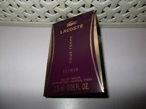 Lacoste Pour Femme Elixir, Vzorka vône