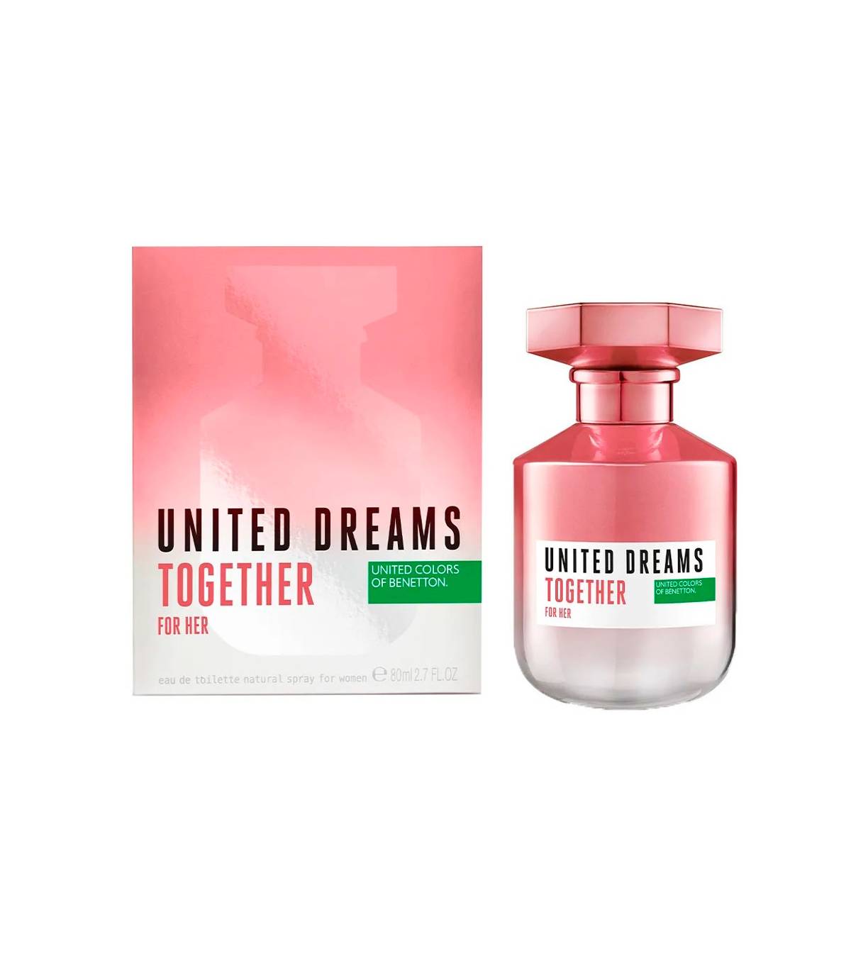 United Colors of Benetton United Dreams Together for Her, Toaletná voda 80ml
